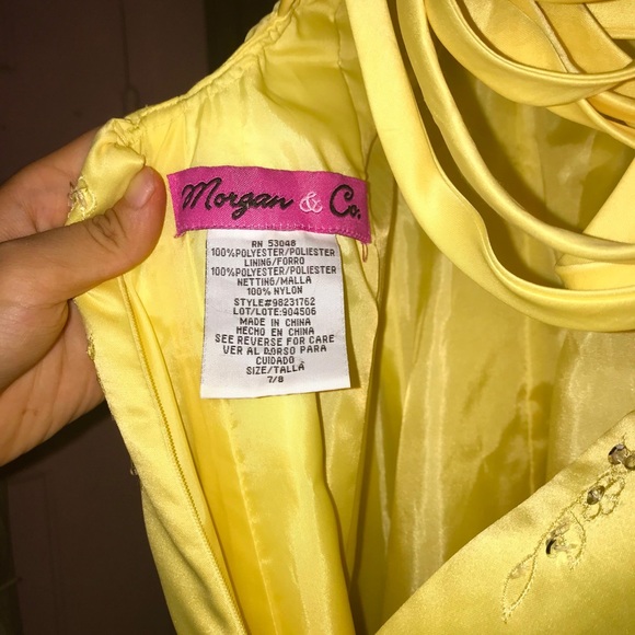 Yellow Prom Dress - Picture 6 of 7